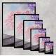 Quadro Decorativo Pintura �rvore co Flores Rosas