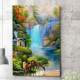 Quadro Decorativo Pintura Paisagem Casa de Campo