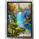 Quadro Decorativo Pintura Paisagem Casa de Campo