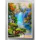 Quadro Decorativo Pintura Paisagem Casa de Campo