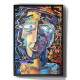 Quadro Decorativo Pintura Rosto Surealista