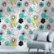 Papel de Parede Floral Abstrato Mod 04