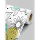Papel de Parede Floral Abstrato Mod 04