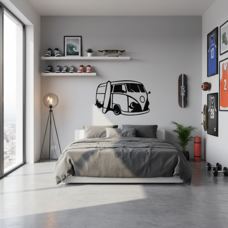 Adesivo de Parede Perua Kombi 5