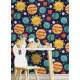Papel de Parede Infantil Espa�o Mod 09