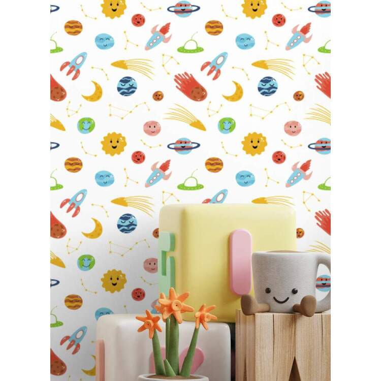 Papel de Parede Infantil Espao Mod 10