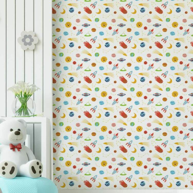 Papel de Parede Infantil Espao Mod 10