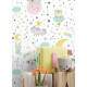 Papel de Parede Infantil Ursinhos Mod 17