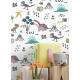 Papel de Parede Infantil Dinossauros Mod 01