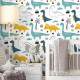 Papel de Parede Infantil Dinossauros Mod 05