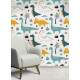 Papel de Parede Infantil Dinossauros Mod 05