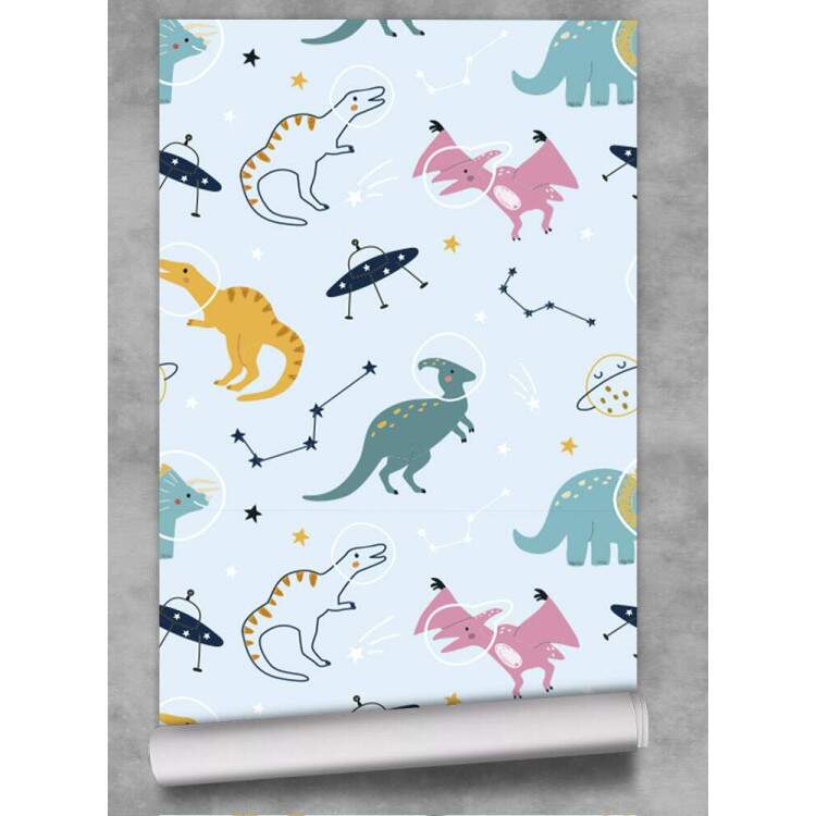 Papel de Parede Infantil Dinossauros Mod 44