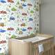 Papel de Parede Infantil Carrinhos Mod 11
