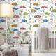 Papel de Parede Infantil Carrinhos Mod 11
