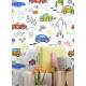 Papel de Parede Infantil Carrinhos Mod 11