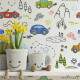 Papel de Parede Infantil Carrinhos Mod 11