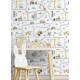 Papel de Parede Infantil Carrinhos Mod 21