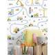 Papel de Parede Infantil Carrinhos Mod 21
