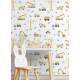 Papel de Parede Infantil Carrinhos Mod 22