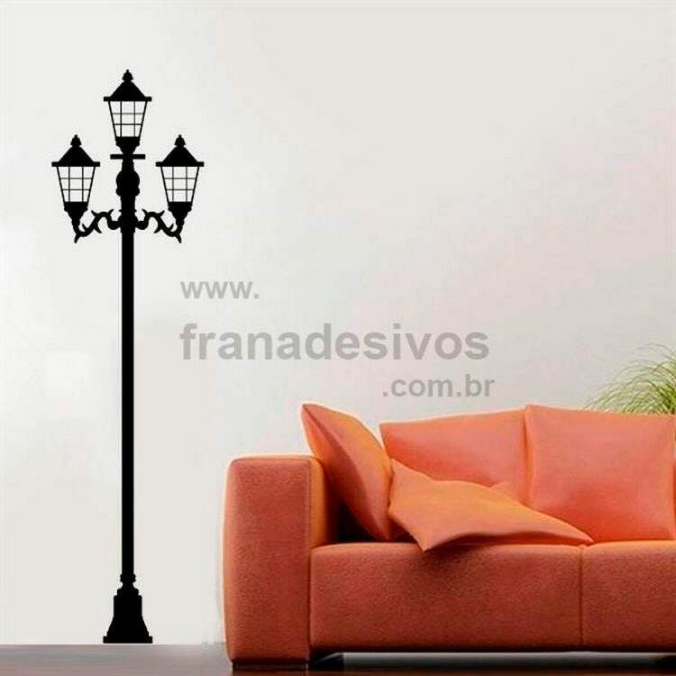 Adesivo de Parede Decorativo Poste