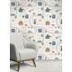 Papel de Parede Infantil Carrinhos Mod 58