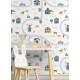 Papel de Parede Infantil Carrinhos Mod 58