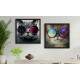 2 Quadros Decorativo Quadrado Gatos de �culos