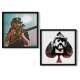 2 Quadros Decorativo Quadrado Lemmy Kilmster