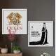 2 Quadros Decorativo Quadrado Queen Freedie Mercury