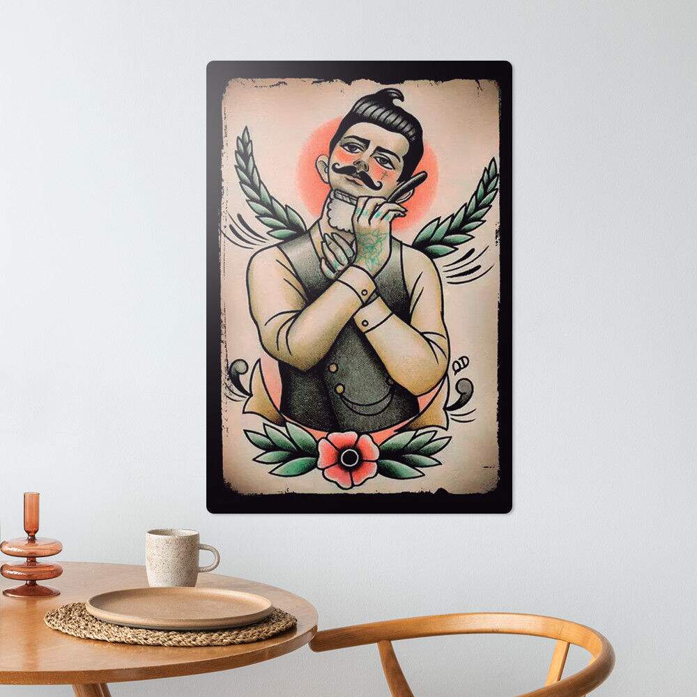 Placa Decorativa Barber Classic