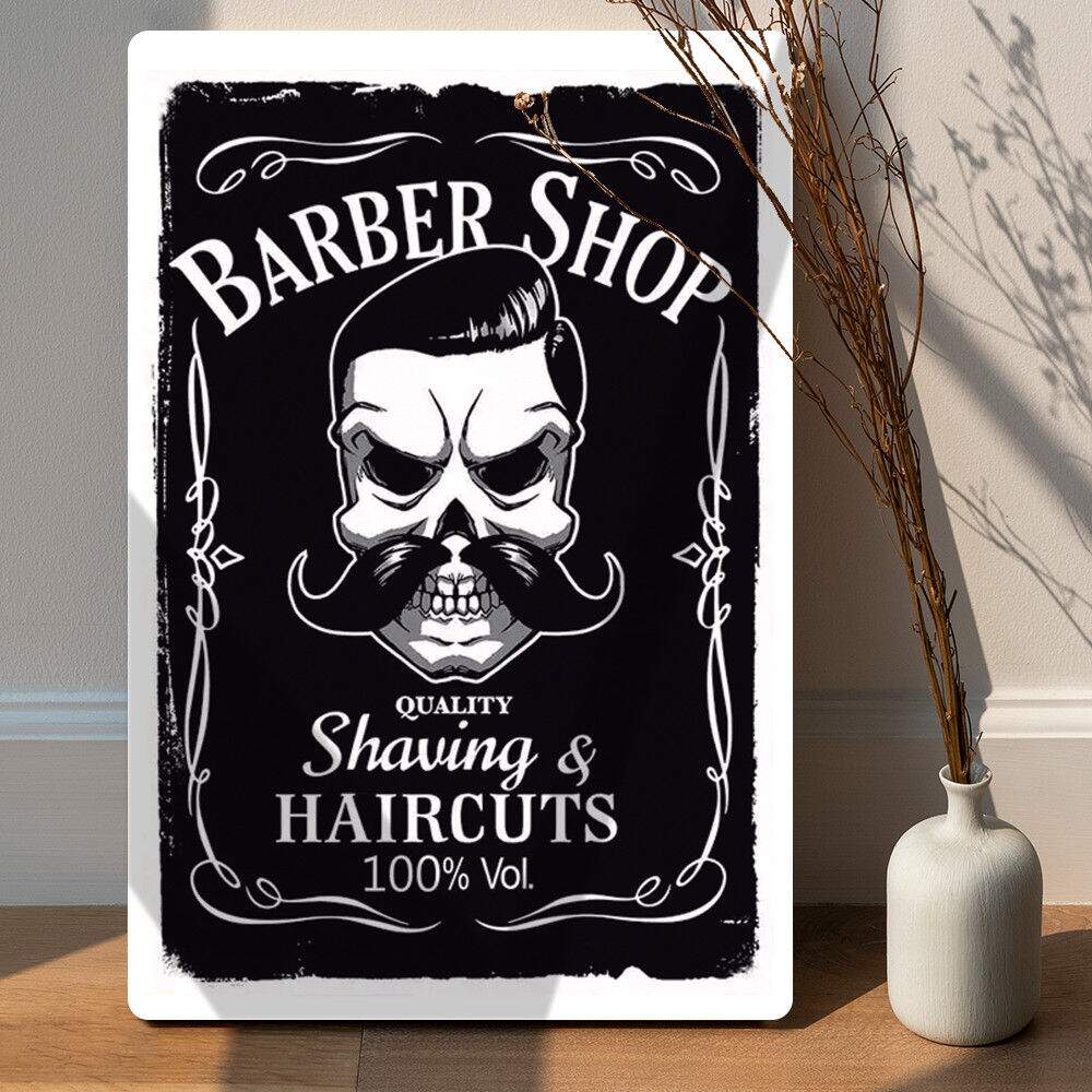 Placa Decorativa Barber Shop
