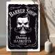 Placa Decorativa Barber Shop