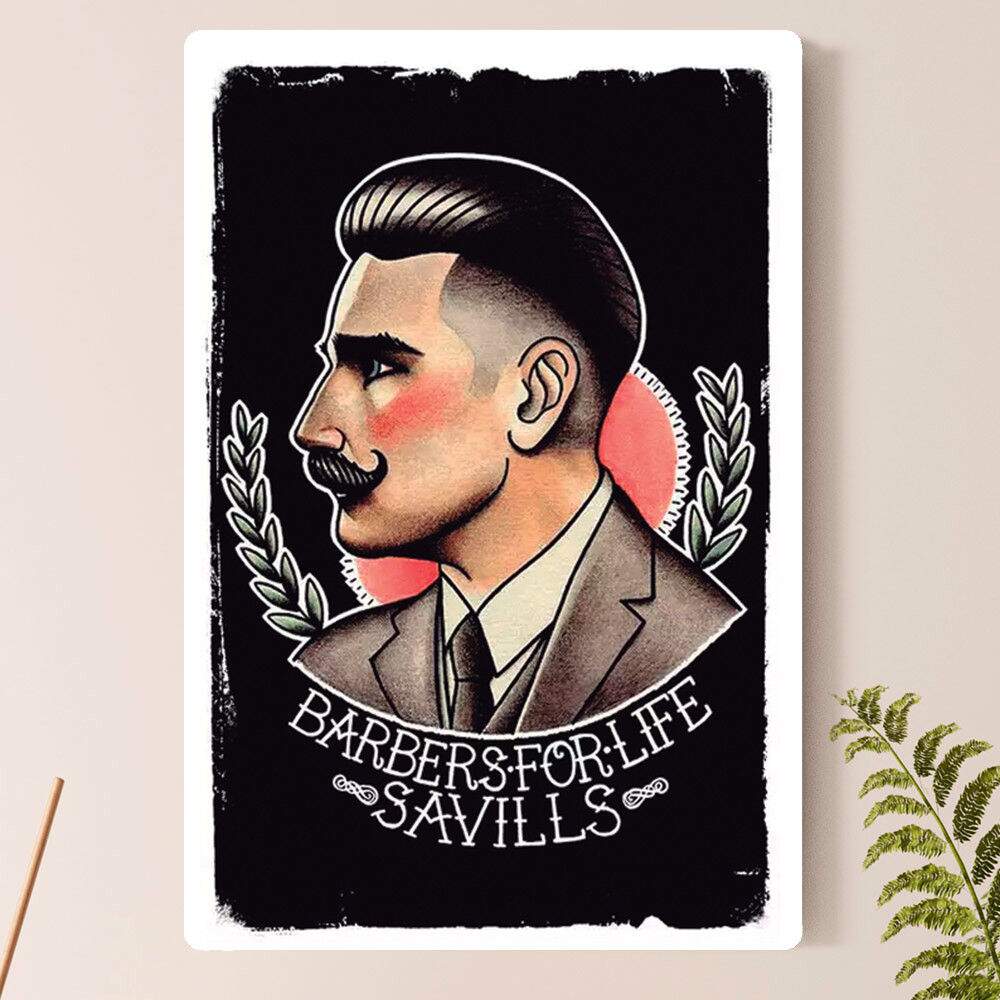 Placa Decorativa Barbers For Life