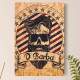 Placa Decorativa Barbearia Tradicional