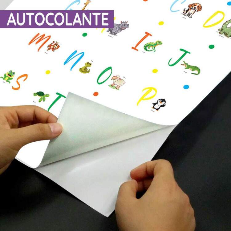 Papel de Parede Infantil Letras Coloridas MP