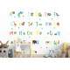 Papel de Parede Infantil Letras Coloridas MP
