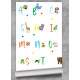 Papel de Parede Infantil Letras Coloridas MP