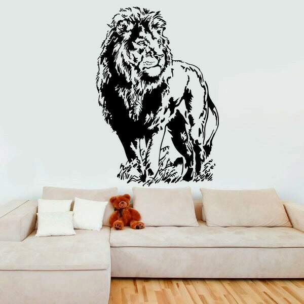 Adesivo de Parede Animais da Africa Leo