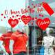 Adesivo Para Vitrine Dia Dos Namorados O Amor Est� no AR