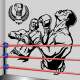 Adesivo de Parede Lutadores de Boxe