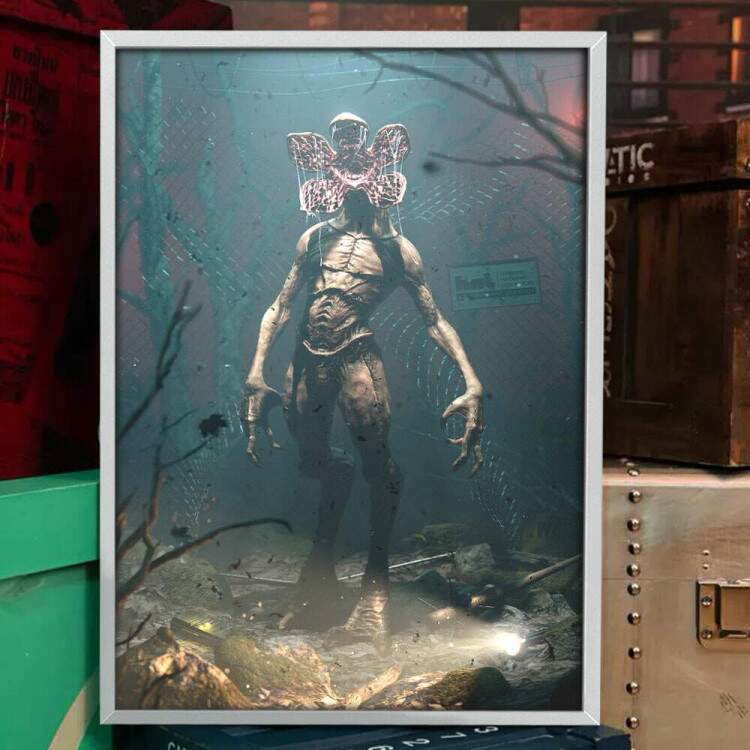 Quadro Decorativo Stranger Things Demogorgon