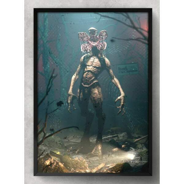 Quadro Decorativo Stranger Things Demogorgon