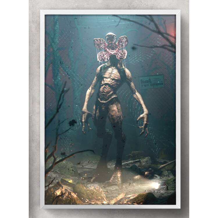 Quadro Decorativo Stranger Things Demogorgon