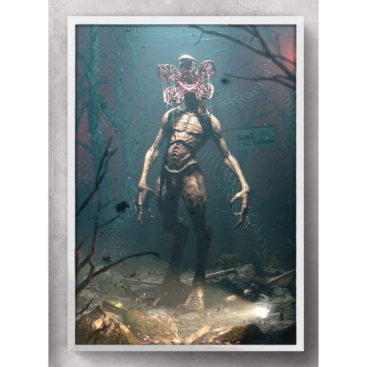 Quadro Decorativo Stranger Things Demongorgon