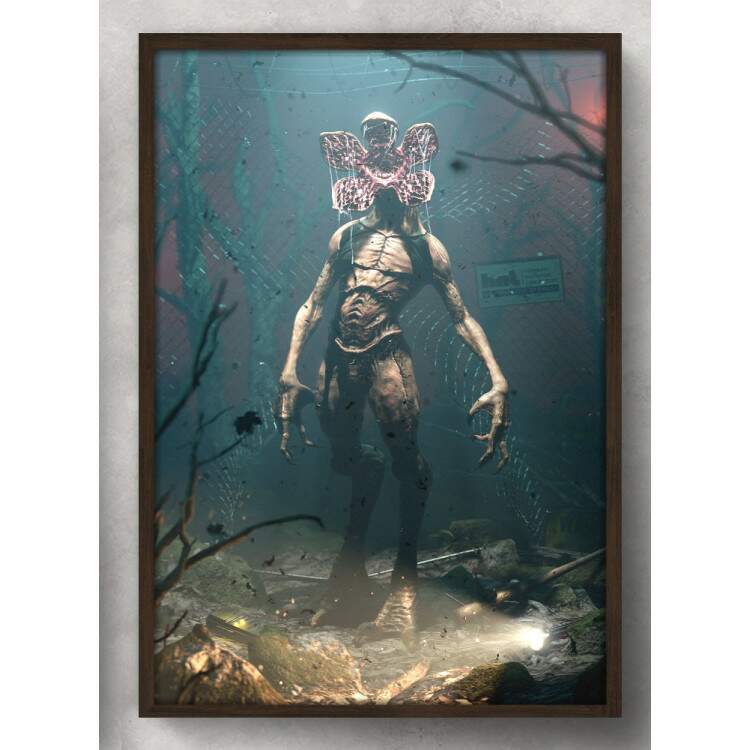 Quadro Decorativo Stranger Things Demogorgon
