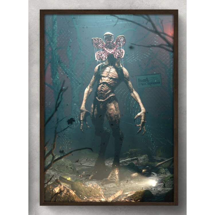 Quadro Decorativo Stranger Things Demongorgon