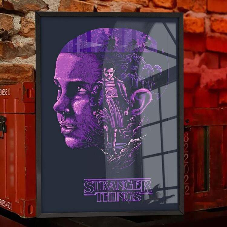 Quadro Decorativo Stranger Things Eleven Mod 02