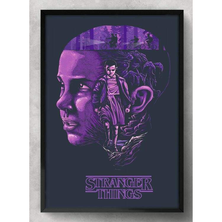 Quadro Decorativo Stranger Things Eleven Mod 02