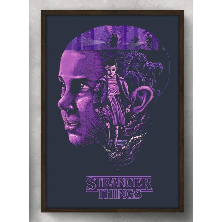 Quadro Decorativo Stranger Things Eleven Mod 02