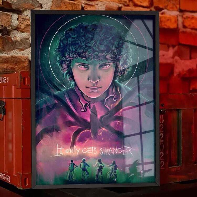 Quadro Decorativo Stranger Things Capa